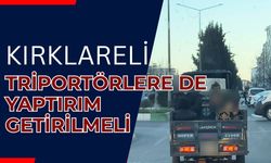 Kırklareli; Triportörlere De Yaptırım Getirilmeli
