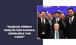 Başkan Gürbay Gençlik İçin Sahada, Liderlerle Yan Yana