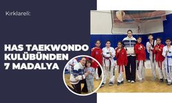 Kırklareli: Has Taekwondo Kulübünden 7 Madalya
