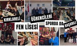 Kırklareli Fen Lisesi Öğrencileri Sporda Da Başarılı