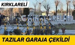 Kırklareli'nde Tazılar, Garaja Çekildi