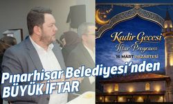 Pınarhisar Belediyesi’nden Kadir Gecesi İftarı