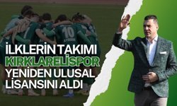 İlklerin Takımı Kırklarelispor, Ulusal Lisansını Aldı