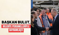 Başkan Bulut, Belediye Personelleriyle Bayramlaştı