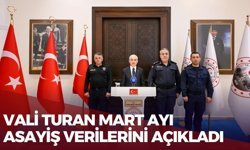 Kırklareli; Vali Turan Mart Ayı Asayiş Verilerini Açıkladı