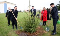 Kırklareli'nde Yükümlüler ve Protokol Üyeleri Fidan Dikti