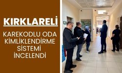 Kırklareli; Karekodlu Oda Kimliklendirme Sistemi İncelendi