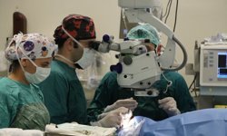 Kırklareli’nde Hastaya İlk Kez Tam Kat Kornea Nakli Yapıldı