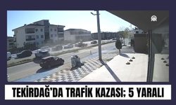 Tekirdağ’da Trafik Kazası; 5 Yaralı