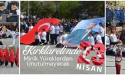 Kırklareli’nde Minik Yüreklerden Unutulmayacak 23 Nisan