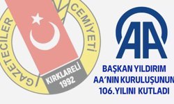 Başkan Yıldırım, AA'nın Kuruluşunun 106. Yılını Kutladı