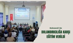 Babaeski’de Dolandırıcılığa Karşı Eğitim Verildi