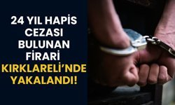 24 Yıl Hapis Cezası Bulunan Firari, Kırklareli’nde Yakalandı