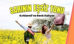 Sarının Eşsiz Tonu Kırklareli’ne Renk Katıyor