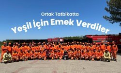 Ortak Tatbikatta Yeşil İçin Emek Verdiler