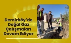 Demirköy’de Doğal Gaz Çalışmaları Devam Ediyor