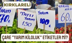 Kırklareli; Çare “Yarım Kiloluk” Etiketler Mi?