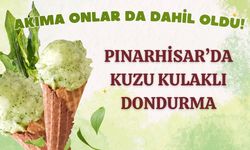 Akıma Onlar da Dahil Oldu! Pınarhisar’da Kuzu Kulaklı Dondurma