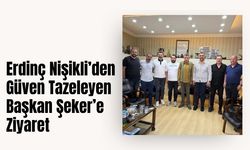 Erdinç Nişikli’den Güven Tazeleyen Başkan Şeker’e Ziyaret