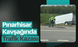 Pınarhisar Kavşağında Trafik Kazası