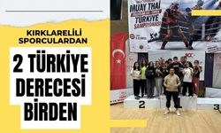 Kırklarelili Sporculardan 2 Türkiye Derecesi Birden