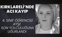 KIRKLARELİ’NDE ACI KAYIP; 4. Sınıf Öğrencisi Ayşe Son Yolculuğuna Uğurlandı