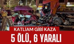 KATLİAM GİBİ KAZA; 5 Ölü, 6 Yaralı