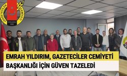 Emrah Yıldırım, Gazeteciler Cemiyeti Başkanlığı İçin Güven Tazeledi