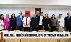 Kırklareli Fen Lisesi’nden Birlik ve Dayanışma Kahvaltısı