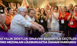 1985 Mezunları Lüleburgaz’da Zamanı Durdurdu