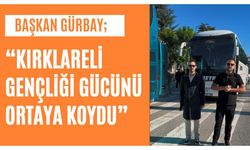 Başkan Gürbay; “Kırklareli Gençliği Gücünü Ortaya Koydu”