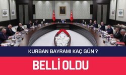 KURBAN BAYRAMI KAÇ GÜN ? Belli Oldu