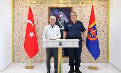 Vali Turan’dan Jandarma Komutanı Eskitürk’e Ziyaret