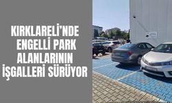 Kırklareli’nde Engelli Park Alanlarının İşgalleri Sürüyor