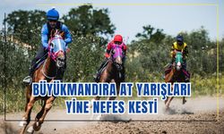 Büyükmandıra At Yarışları Yine Nefes Kesti