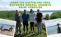 Kano İle Çıktıkları Vefa Rotasına Göksal Çidem’in Adını Verdiler