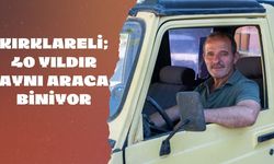 Kırklareli; 40 Yıldır Aynı Araca Biniyor