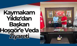 Kaymakam Yıldız'dan Başkan Hoşgör’e Veda Ziyareti
