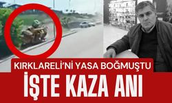 KIRKLARELİ’Nİ YASA BOĞMUŞTU; İşte Kaza Anı