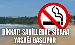 DİKKAT! Sahillerde Sigara Yasağı Başlıyor