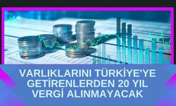 Varlıklarını Türkiye'ye Getirenlerden 20 Yıl Vergi Alınmayacak