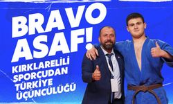 BRAVO ASAF! Kırklarelili Sporcudan Türkiye Üçüncülüğü