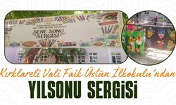 Kırklareli Vali Faik Üstün İlkokulu’ndan Yılsonu Sergisi