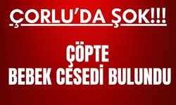 ÇORLU’DA ŞOK; Çöpte Bebek Cesedi Bulundu