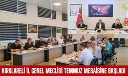 Kırklareli İl Genel Meclisi Temmuz Mesaisine Başladı