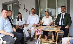 Başkan Yayla'dan Muhtar Güder'e Geçmiş Olsun Ziyareti