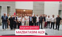 Başkan Şenyiğit Mazbatasını Aldı