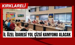 Kırklareli İl Özel İdaresi Yol Çizgi Kamyonu Alacak