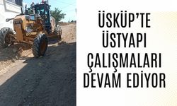 Üsküp’te Üstyapı Çalışmaları Devam Ediyor