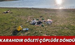 Karahıdır Göleti Çöplüğe Döndü